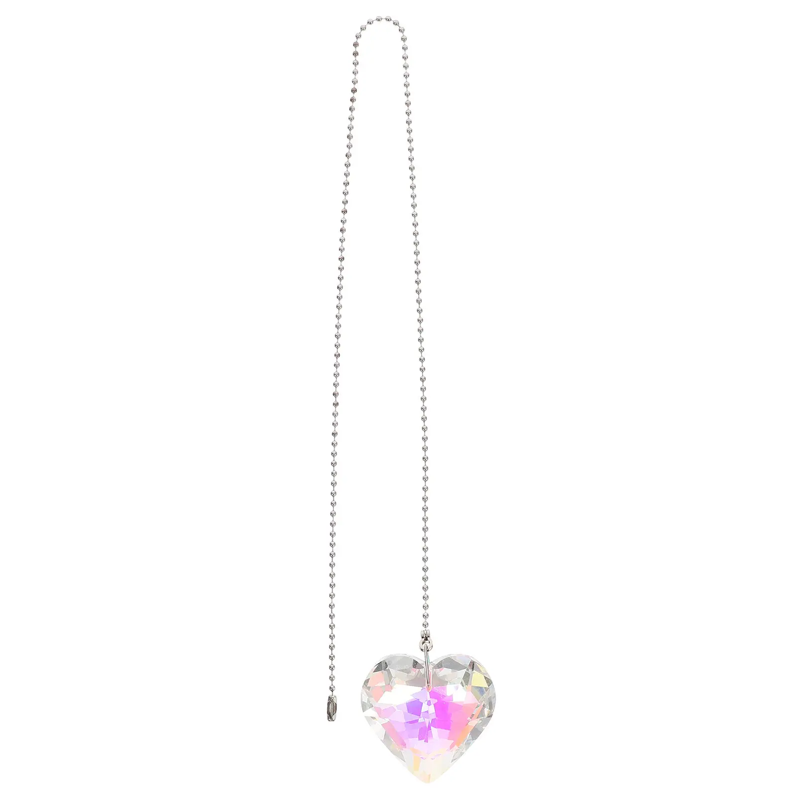 Crystal Fan Pull Chain for Ceiling Fan Light Fixture Decorative Pull Cord Extender Ideal for Bathroom Bedroom Hallway Living