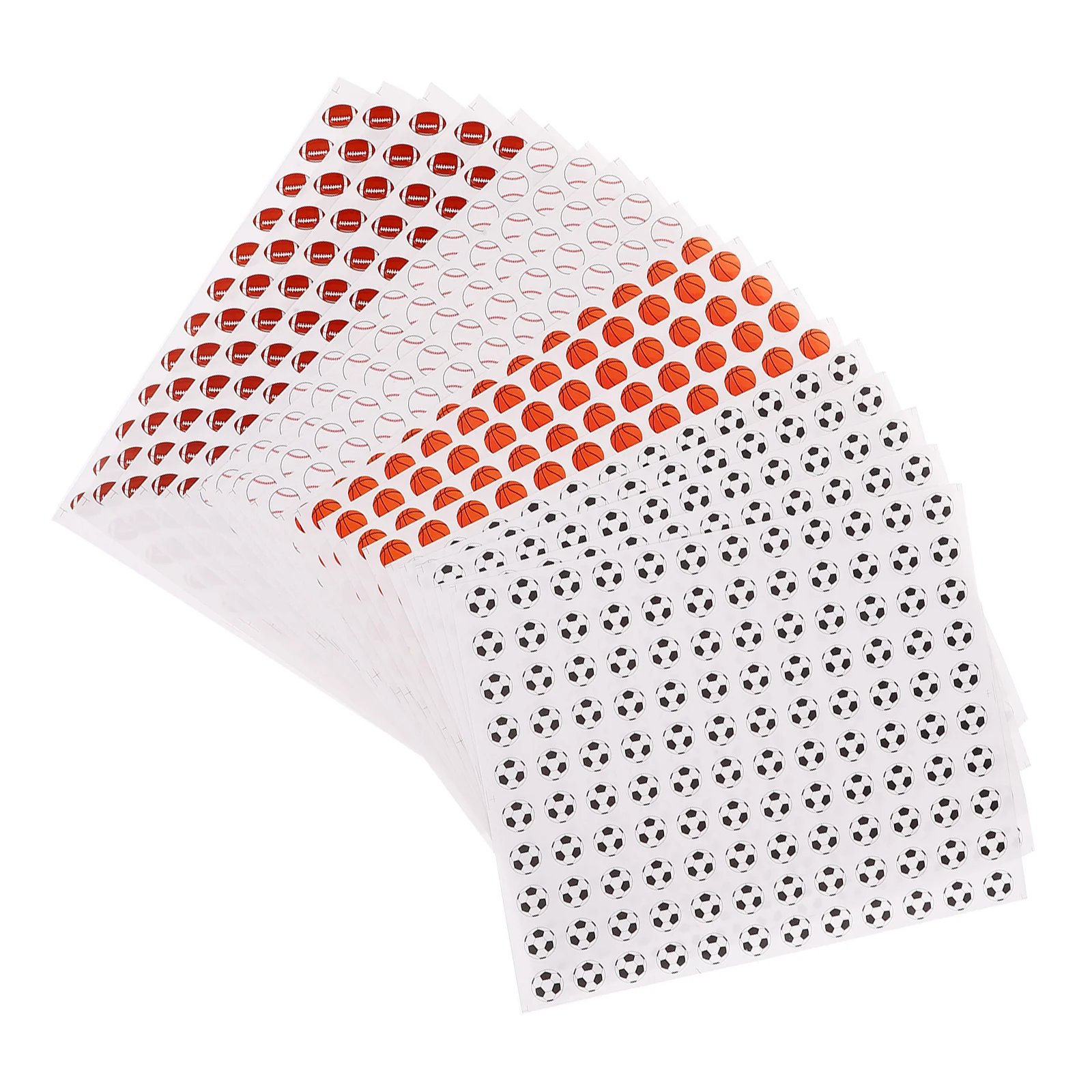 

20 Sheets Stickers Sports Theme Decorative Party Supplies Basketball Soccer Proof Water Bottle 5 Designs