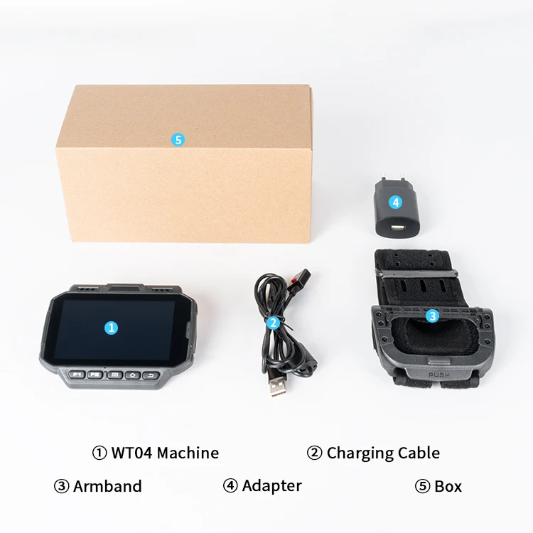 Am Handgelenk montierter Tablet Android tragbarer Barcodescanner WT04