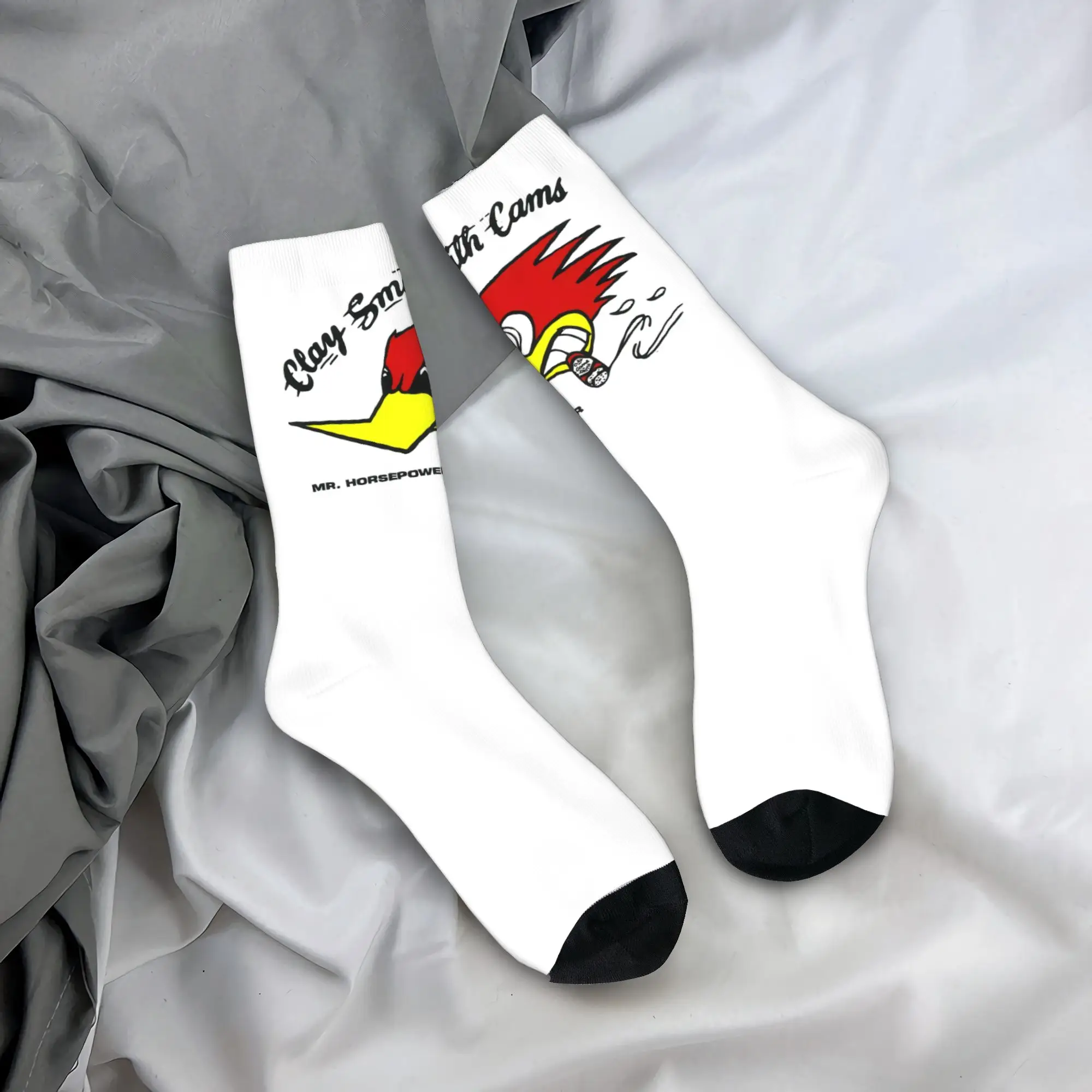 

Custom Made In The USA Mr. Horsepower Dress Socks Mens Womens Warm Funny Novelty Clay Smith Cams Crew Socks