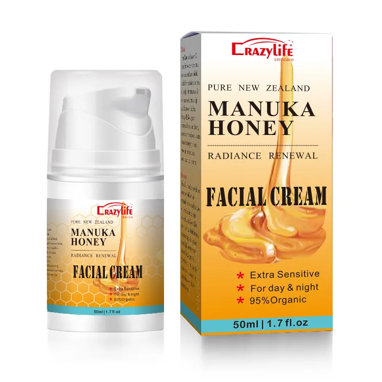 50ml NewZealand Bee Venom Honey Facial Cream Firming Lifting Skin Treatment Facial Cream Calming Night Cream