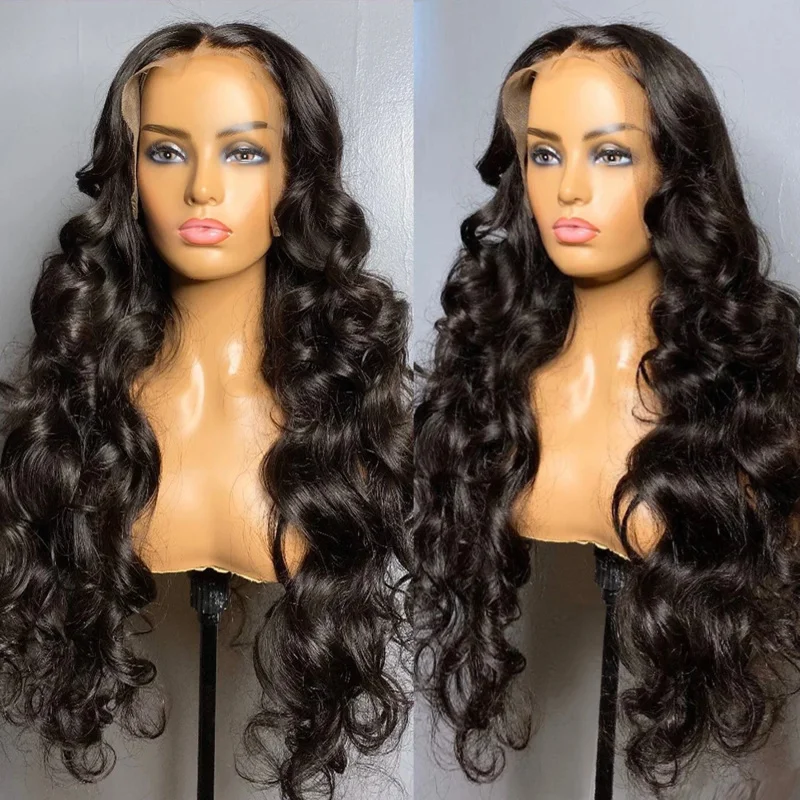 30 Inch 13x4 Lace Front Wig Body Wave Human Hair Wig Brazilian Loose Wet And Wavy Lace Frontal Wig For Women Preplucked Lace Wig