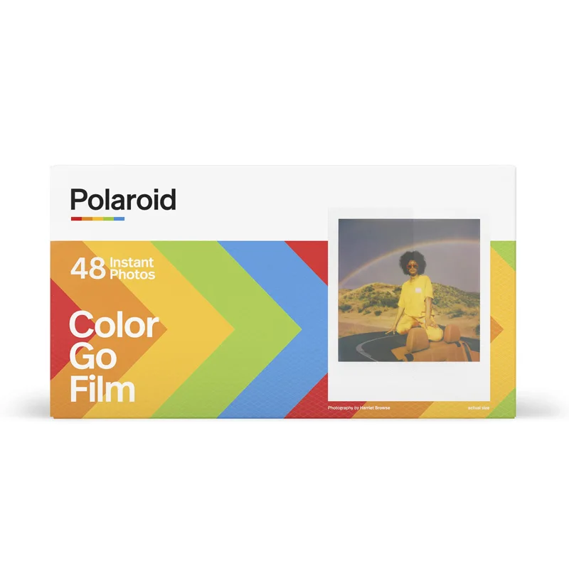Polaroid Go Color Film Double Pack Film for Go Instax Camera Autofocus Impossible 6 Pack /48 Sheets