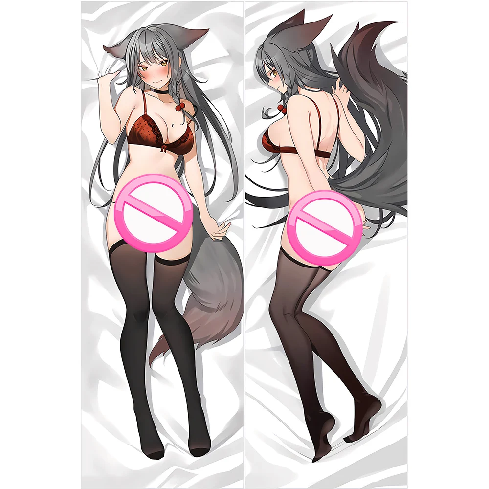 Dakimakura Anime Youtuber Tsukki Full Body Pillow Double-Sided Print Life-Size Cover