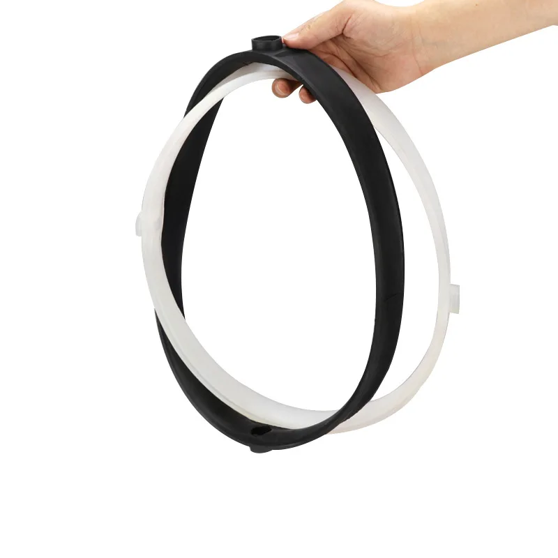 Cement Butterfly Valve Rubber Seal Seat NBR Silicone Wear Resistant Liner For Pneumatic Powder Valve DN100-300