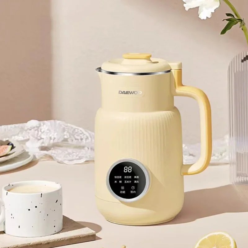 DAEWOO Soybean Milk Machine 600ml Multifunction Juicer Portable Blender Wall Breaking Machine Automatic Heat Home Soy Milk Maker image 6