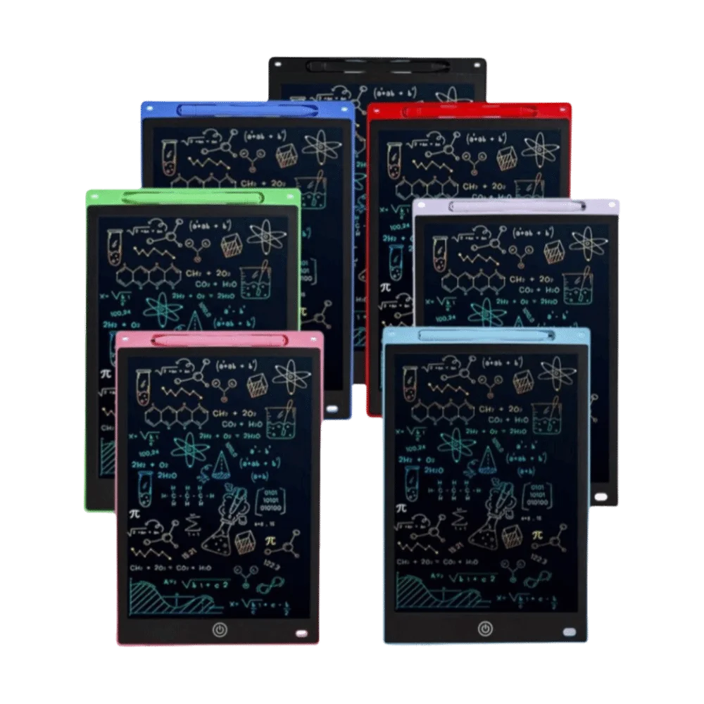 8.5 Inch LCD Drawing Tablet Erasable Reusable Doodle Board Colorful Screen with Battery Electronic Tablet Board For Kids