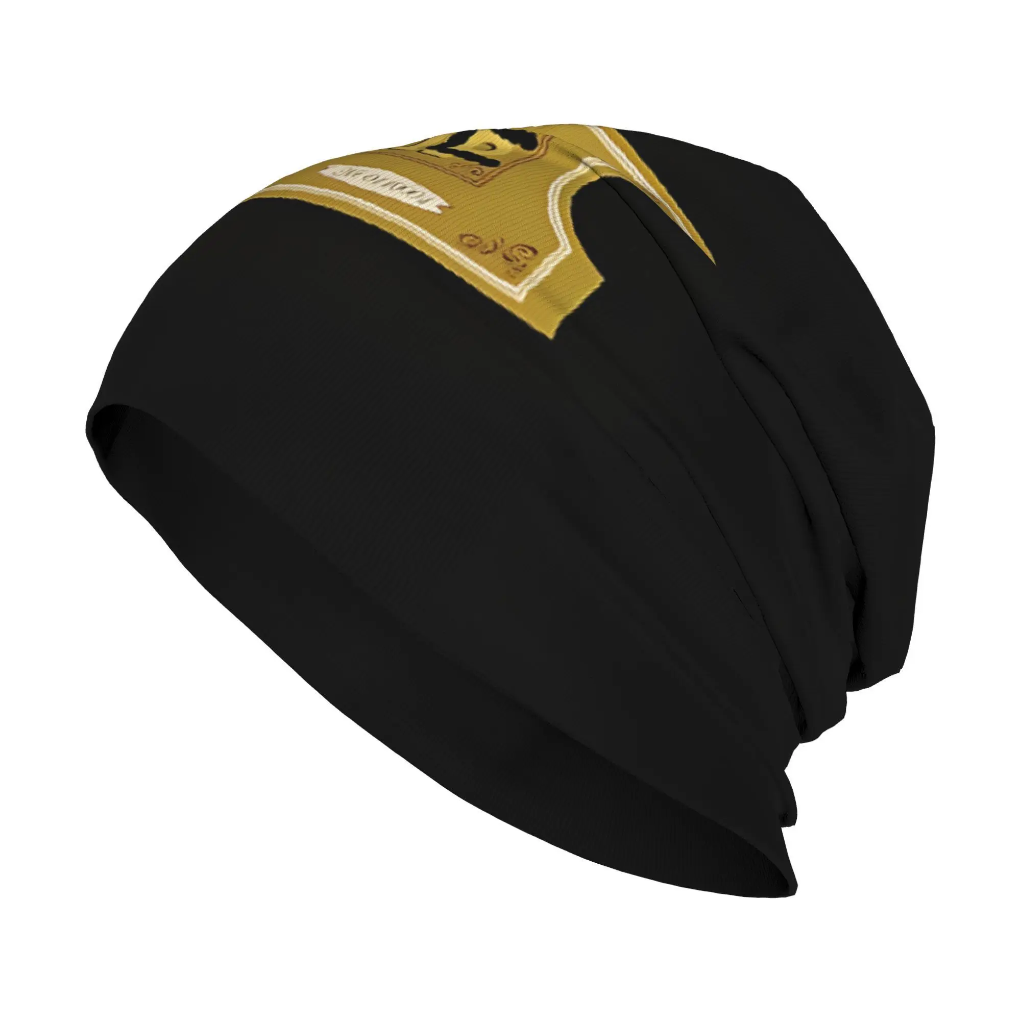 "1 قطعة Polar Express Vintage ""Believe"" قبعة بتصميم تذكرة للجنسين من البوليستر المحبوك على شكل جمجمة مع مرنة قابلة للتمدد طفيف