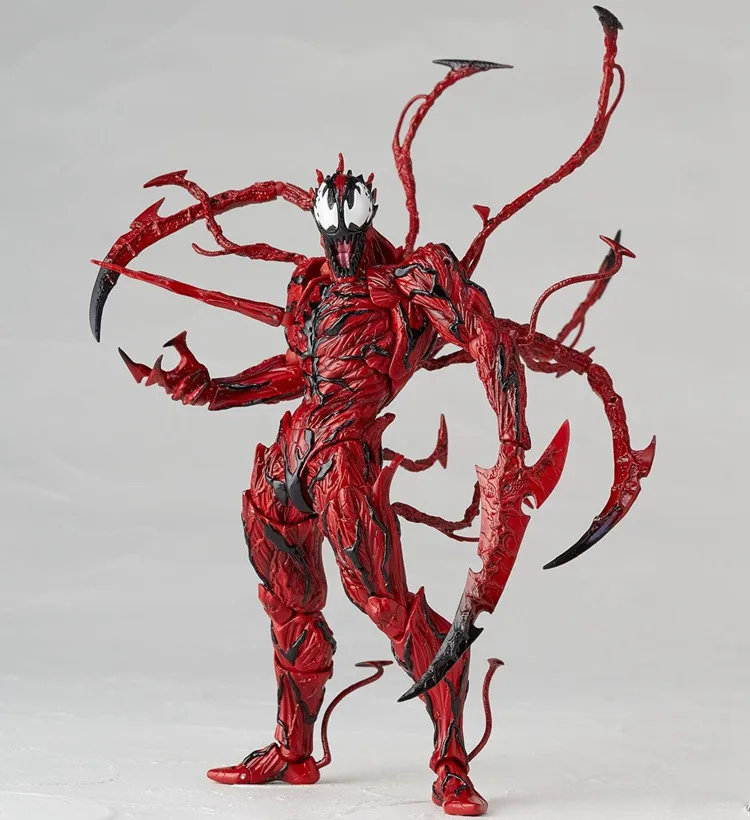 Marvel  Red Venom Carnage in Movie The Amazing SpiderMan BJD Joints Movable Action Figure Model Toys