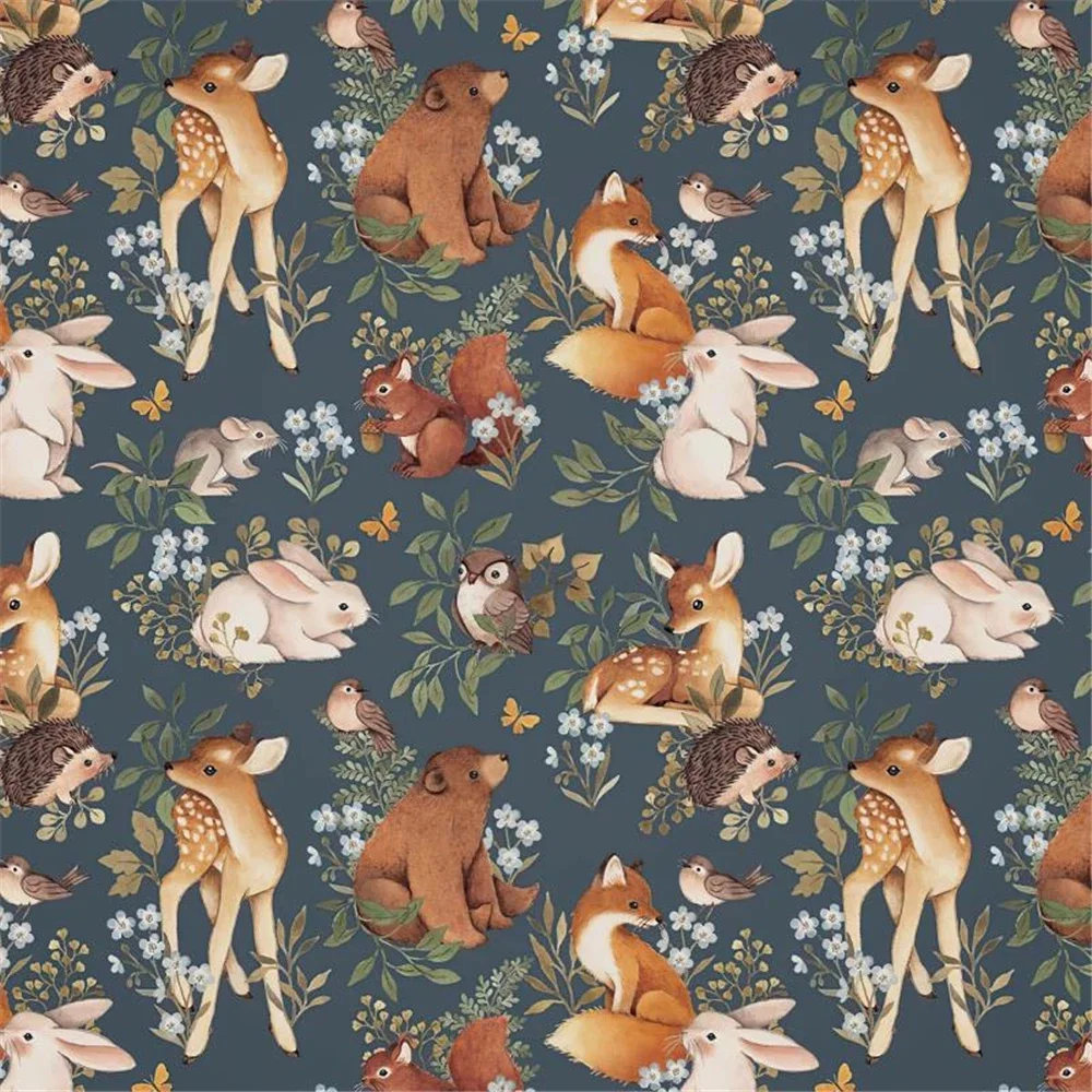 Custom Mural Wallpaper Southeast Asia Sika Deer Animal Art Wall Painting Living Room Bedroom Background 3Ｄ Wall Paper Home Decor