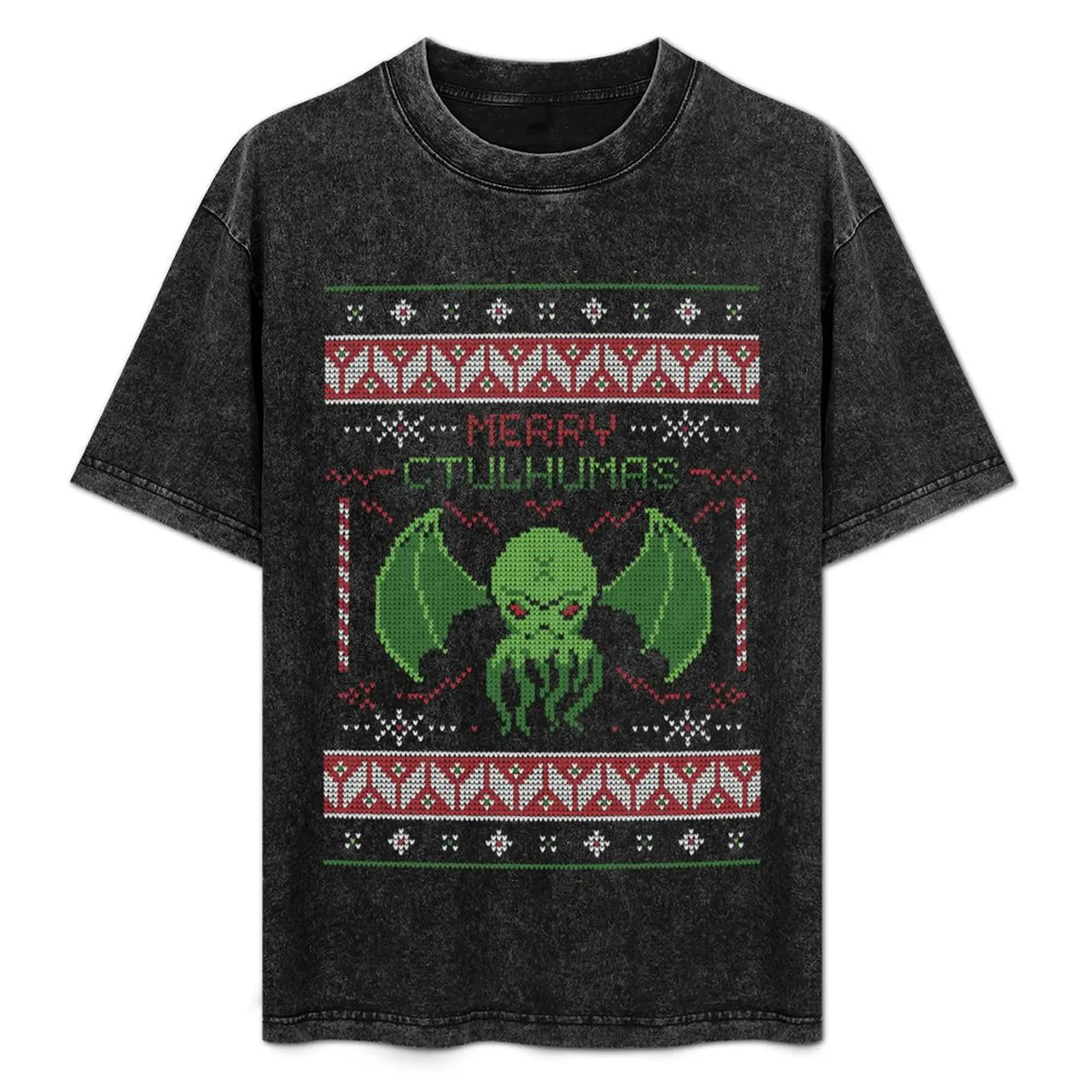 

Merry Cthulhumas! Ugly Christmas Sweater Cthulhu T-Shirt Festival Party Tee Top