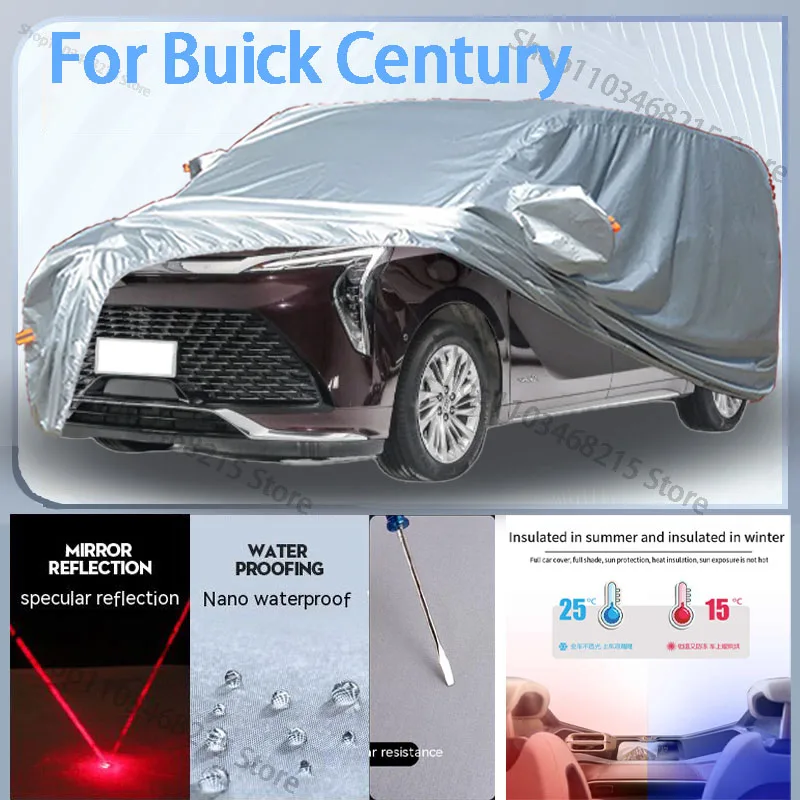 For Buick Century Full Car cover with UV protection and Winter Insulation roles,Rainproof,Snowproof Ati-frost properties.