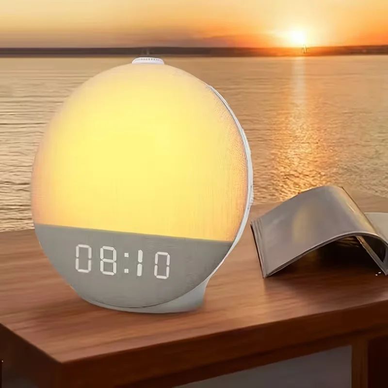 Sunrise Alarm Clock,White Noise Sound Machine with 30 Soothing Sounds,Natural Wake Up Light ,for Bedrooms Heavy Sleepers Gift