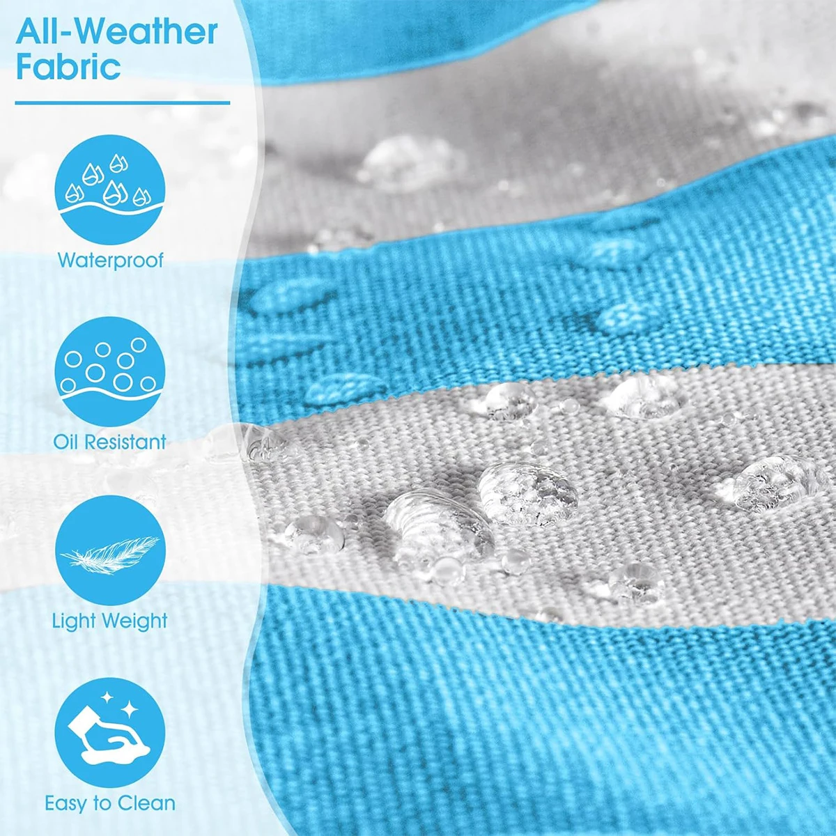 حقيبة حمل مخططة ذات سعة كبيرة، حقيبة شاطئ مريحة وقابلة للطي، حقيبة تخزين حقيبة التسوق، مثالية للسفر ولعب الشاطئ #3