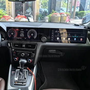 Radio samochodowe z dwoma ekranami 24,6 cala, Android Auto, CarPlay, do Audi Q5 2008-2016, stereo, multimedia, GPS, nawigacja, magnetofon, jednostka DSP