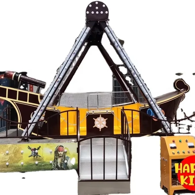 Outdoor Children's Amusement Facilities Mini Electric Pirate Ship Attractions From Amusement Park on Sale