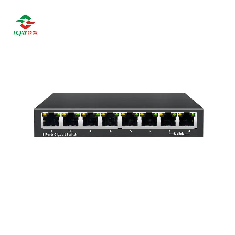 Włącznik Ethernet 5 8 16 24 Port Rack Mount Rj45 8-przełącznik portu Poe gigabitowe przełączniki sieciowe