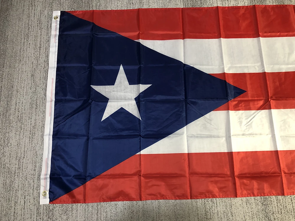 Puerto Rico Flagge 90x150cm 3x5ft Polyester Hängebanner Puerto Rico Flagge Doppelseitig Bedrucktes Standardbanner zur Dekoration – Detail 3