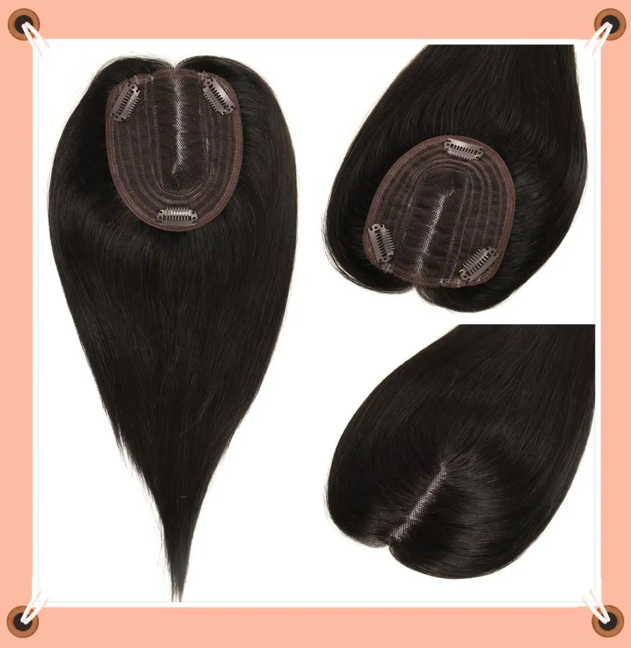 

TUWC01 Кусок человеческих волос Remy, легкий топпер из натурального кружева для женщин, топперы для истонченных волос, кусок волос для женщин, люди