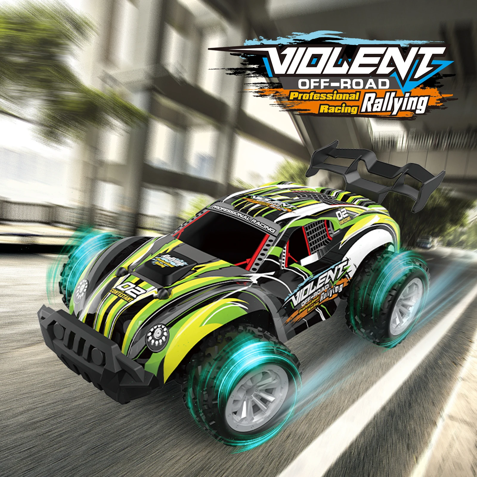 RC drift car two-wheel drive electric racing car remote control, truck toysElectric Remote Control Toy Car for Drifting Fun