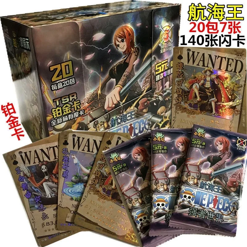 

New One Piece Card Anime Cartoon Game Califa Blockhead Blind Box Collection Card Whole Box Set Animation Card Wholesale