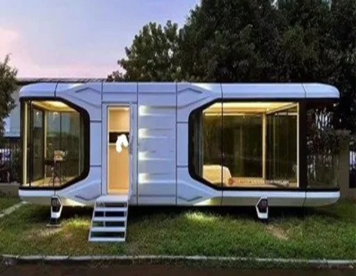 Customized Vacation Space Capsule Leisure house, Steel Frame Structure leisure House, Prefabricated Cabin Villa