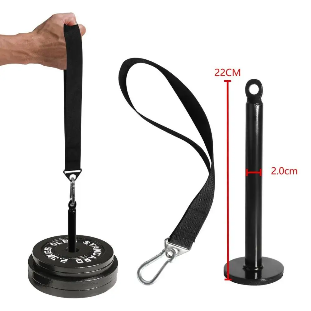 Strength Training Hand Grip Strengthener Nylon Finger Thumb Loops Forearm Blaster Weight Loading Pin Exercise Tool