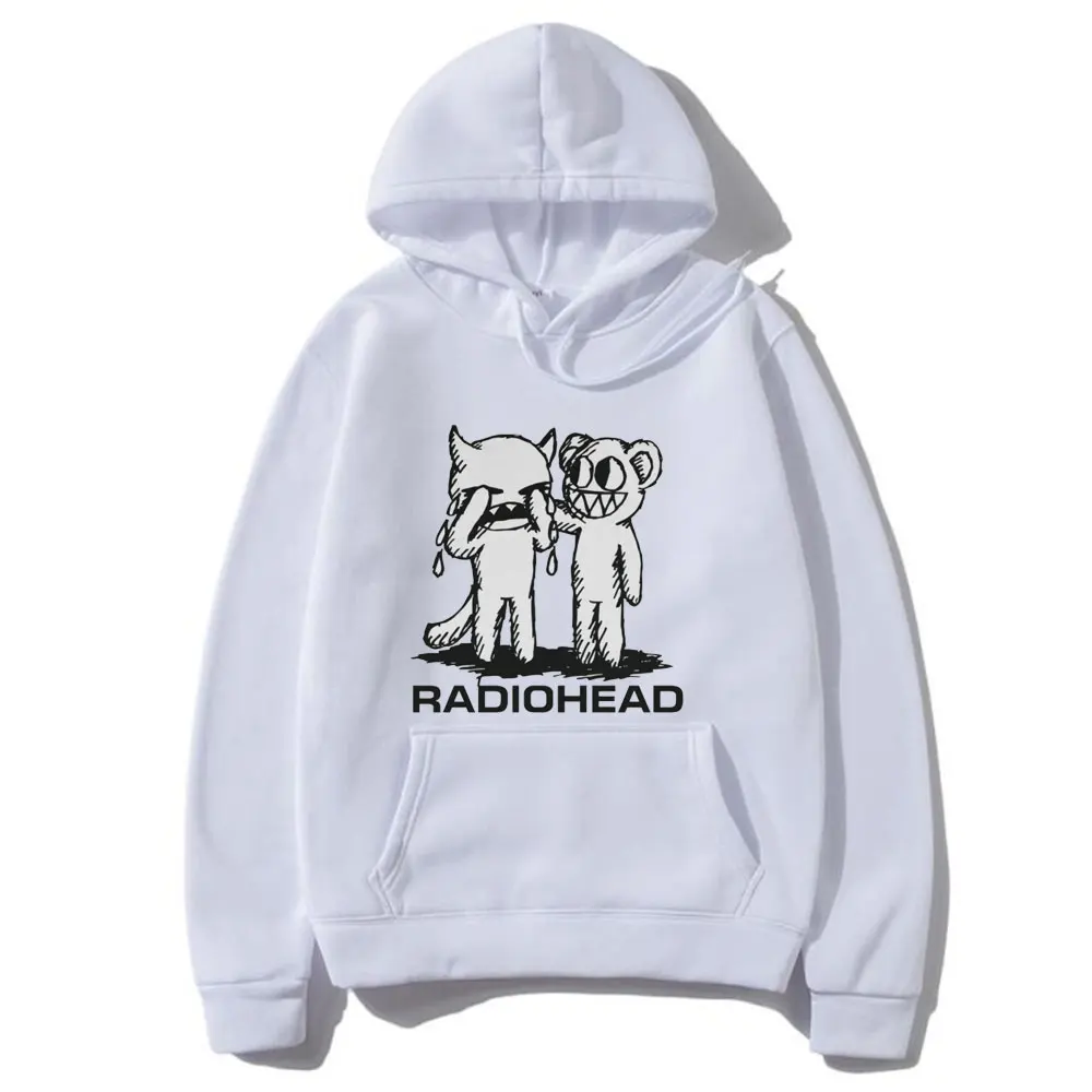 Radiohead Hoodies Punk Indie Rock Band Print Men Woman Streetwear Hoodie Sweatshirts Harajuku Pullover Unisex Tracksuit Clothing