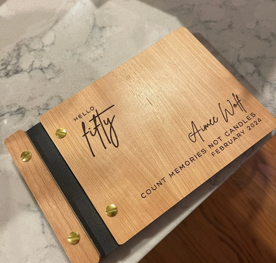 دفتر ضيوف عيد ميلاد شخصي ، ألبوم صور ، مخصص ، هدية الأم والأب ، عيد ميلاد 30 و 40 و 50 و 60 و 70