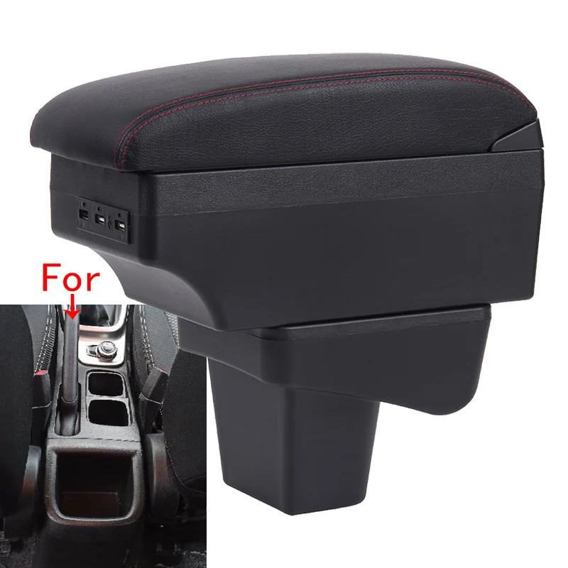 For Suzuki Vitara Armrest Box Central Store Content Storage Arm Rest Car Modification Accessories Interior Retractable Leathe