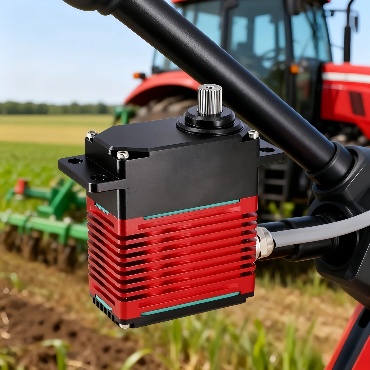 DES110 110Kg Servo sin escobillas de alto par de alta potencia 12V/24V 180 ° /270 °   Servo impermeable IP67 para automatización CNC de robótica de avión