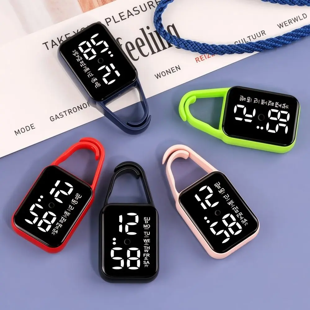 LED Electronic Hanging Watch Digital Display Waterproof Pocket Watch Portable Pocket Style Luminous Pocket Watch