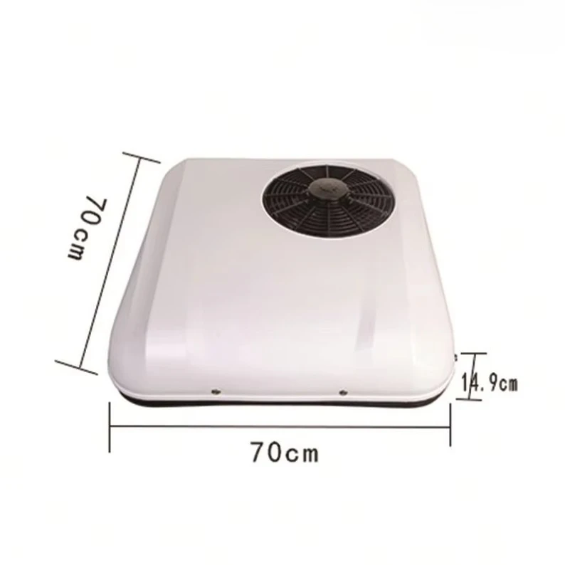 WINFULL 12V 1800W 냉각 용량 차량 장착 냉장 에어컨 시스템 2000M/h 전자 팬