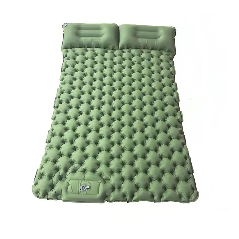 Lightweight portable outdoor camping foot moisture-proof double sleeping mat, nap time car inflatable mattress