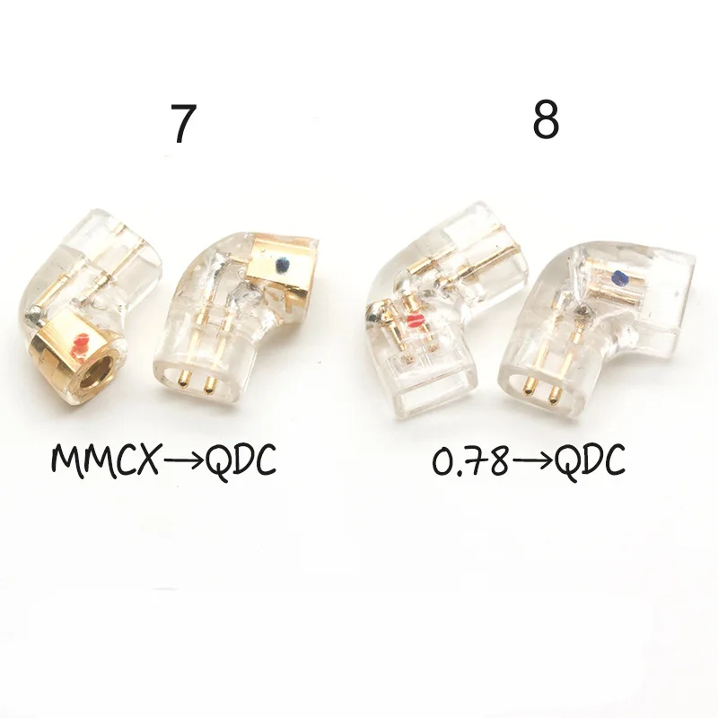 슈퍼 미니 MMCX 0.78 수-암 QDC FitEar JH EXK 어쿠스튠 UM V3 IM IE 500PRO IE 40PRO IPX 플러그 어댑터 A2DC, 0.78mm