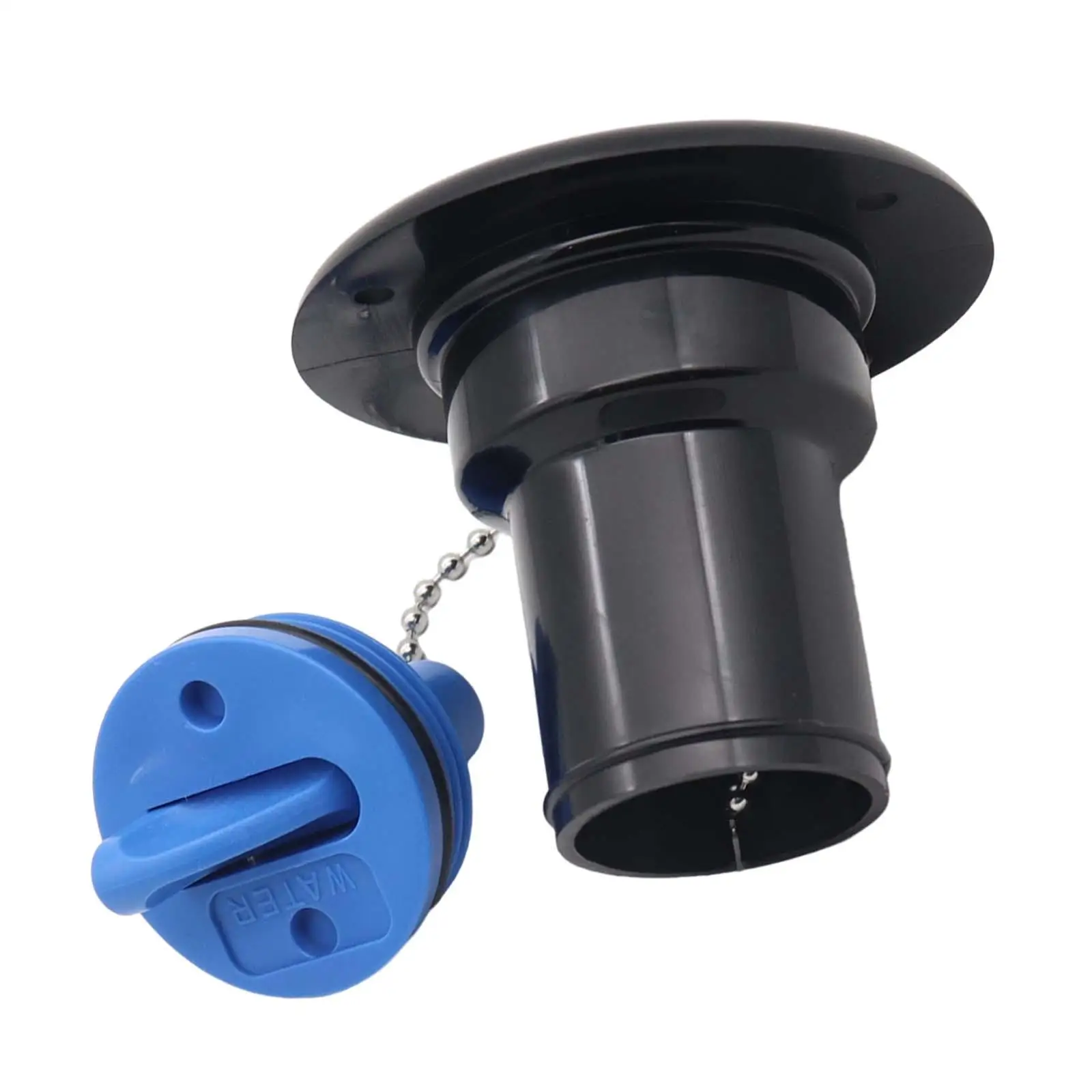 

Запасной люк для заливки воды в автодом, нейлоновый, с крышкой и цепочкой, универсальный круглый заглушка для входного отверстия для кемпера