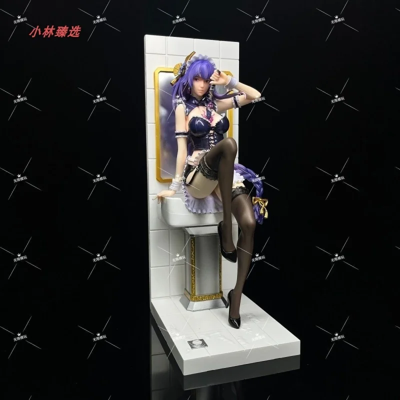 

Горячая Gk Maid Ванная комната Beelzebul Genshin Impact Girls Китайское аниме Девушка ПВХ Фигурка Игрушка Gk Коллекция игр Модель Кукла Подарок