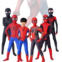 New Miles Morales Far From Home Cosplay Costume Zentai Costume Superhero Bodysuit Spandex Suit  Custom Made