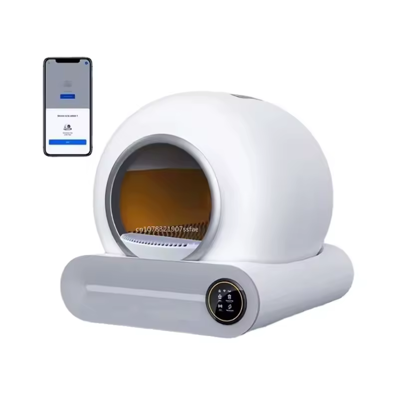 Self-Cleaning Cat Litter Box Automatic 65 Large Fully Enclosed Cat Toilet with App English Version Control Rascador Para Gato Products on AliExpress