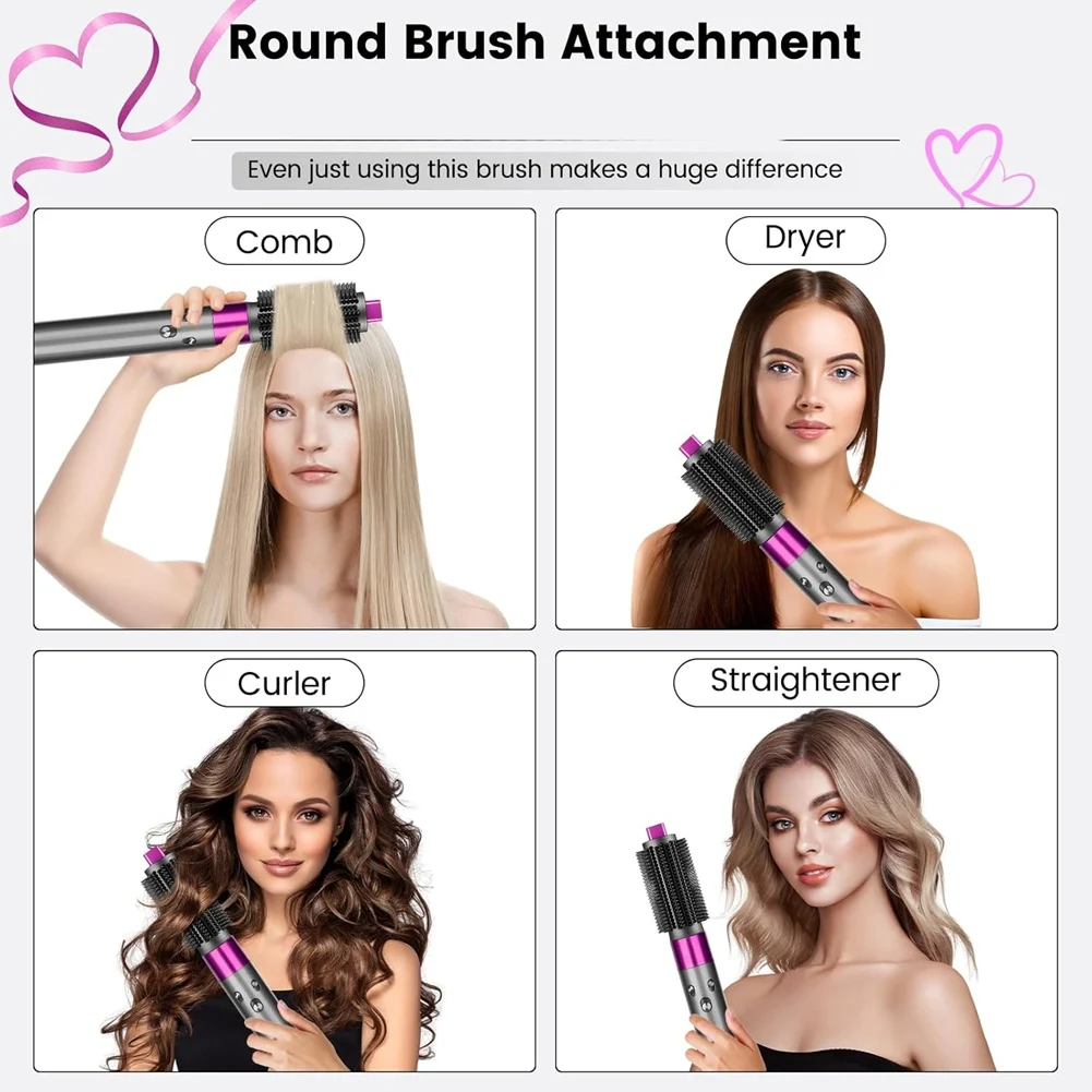 

Большая круглая щетка для придания объема EMECE для Dyson Airwrap HS01, HS05, HS08, насадка для Dyson Airwrap