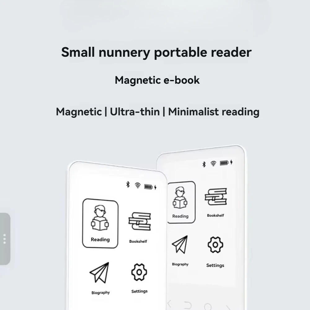 for Kaiconn E-ink Reader 3.52in Display Custom Magnetic Charging Portable Supports EPUP/TXT Eye Protection E-Book Readers