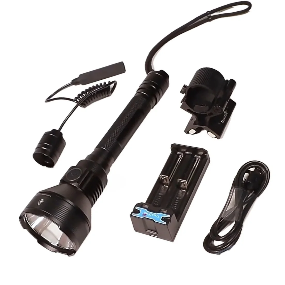 Professional TrustFire T70 LED Flashlight XHP35 2300LM 1000m Distance Rechargeable Tactical Torch for Rifle Hunting Camping