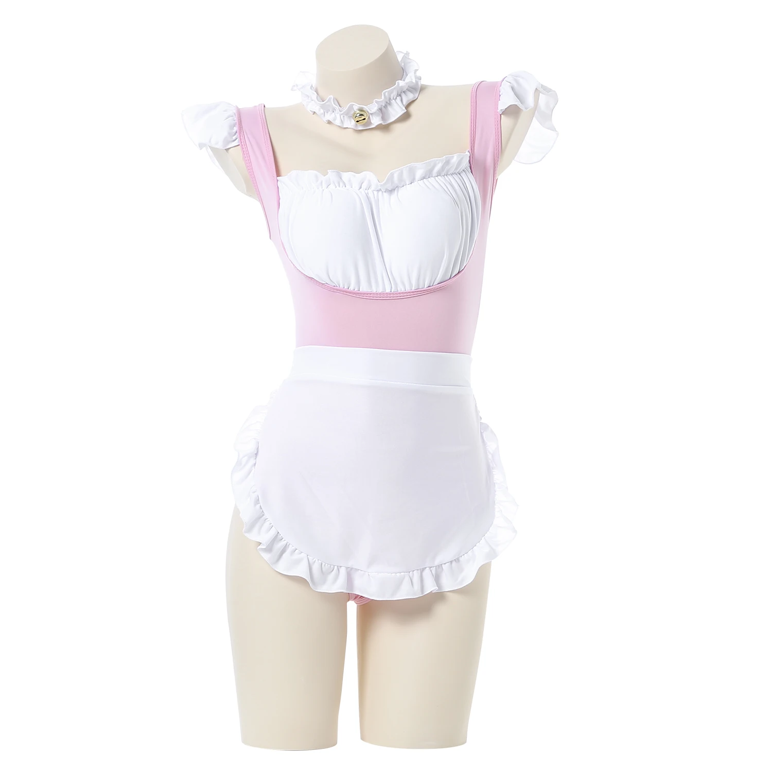 

Lolita Girls' Swimsuit Chest Mat Uniform Series Anime Maid jumpsuit Swimsuit Pajama Costume Cosplay Sexy Maid Costume