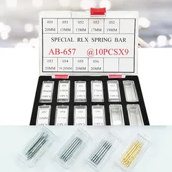 90Pcs/Lot Assort Size Special Stainless Steel Watchband Spring Bar Replacement Part Watch Tools For Rlx AB 657