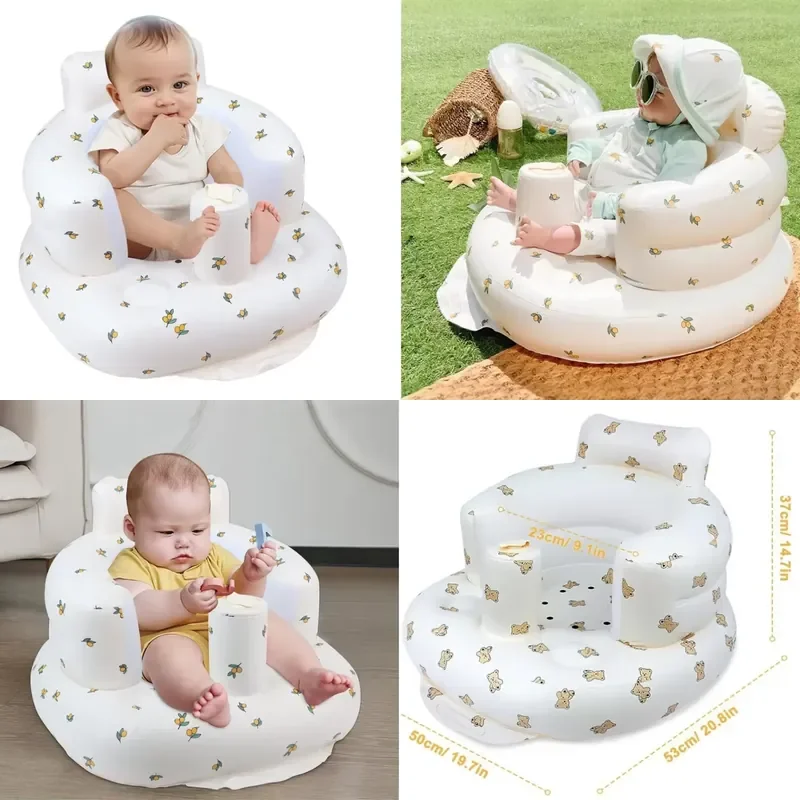 for  Baby Back Support Chair Newborn Game Chair Inflatable Folding Sofa