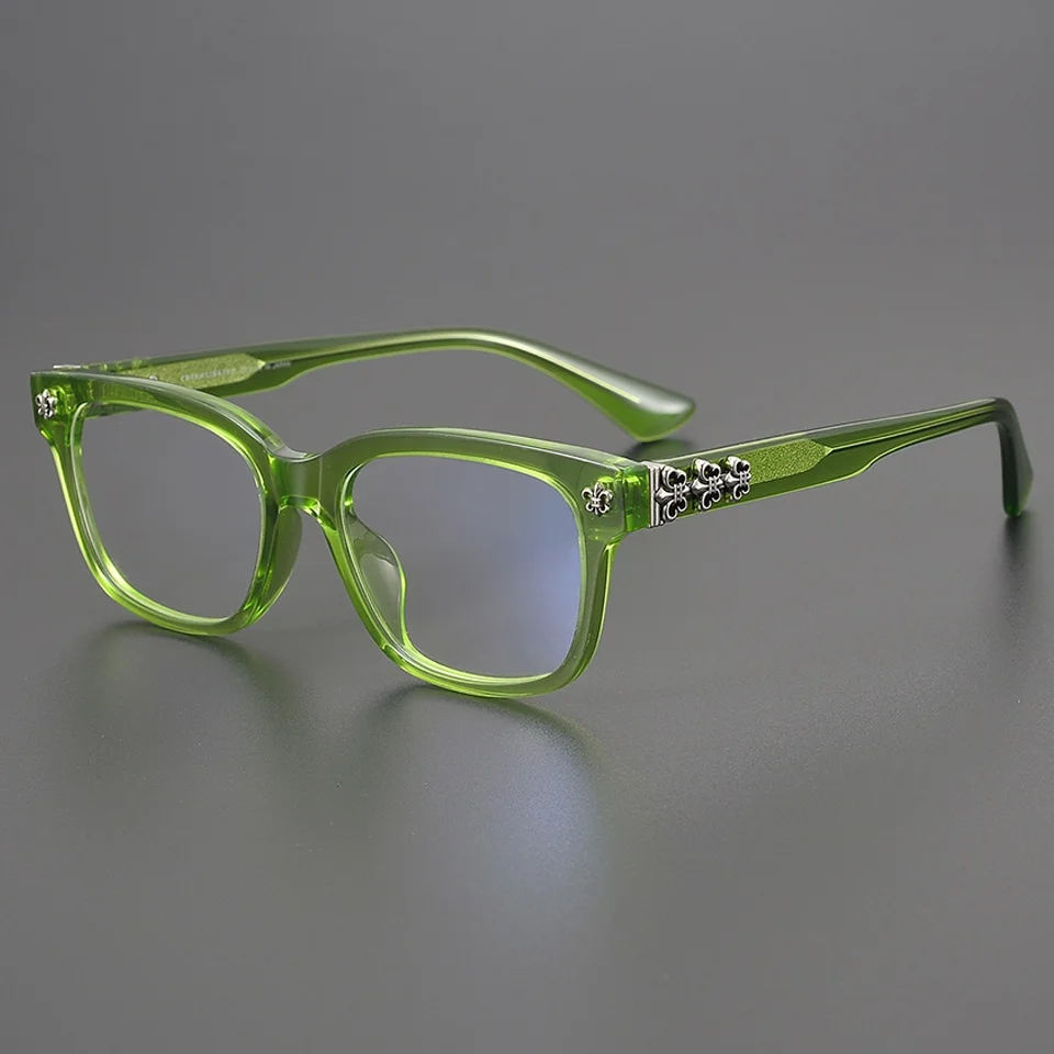 

Новинка 2025, мужские классические квадратные ацетатные оптические очки для близорукости, женские модные ретро персонализированные очки по рецепту, оправа UV400