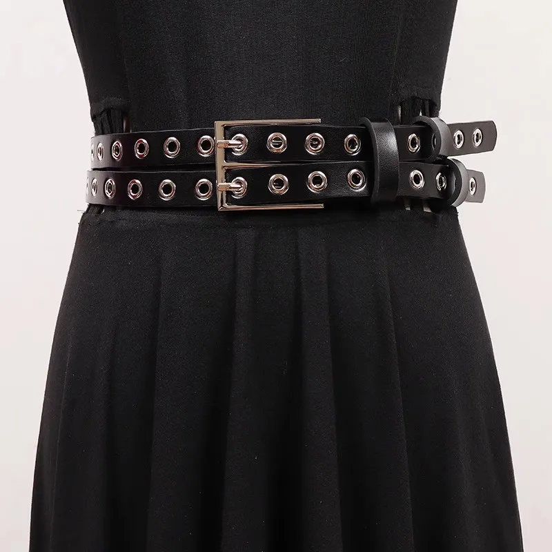 Faja con llave de cuero genuino para mujer, corsés para vestido femenino, cinturones de decoración, cinturón ancho R2712