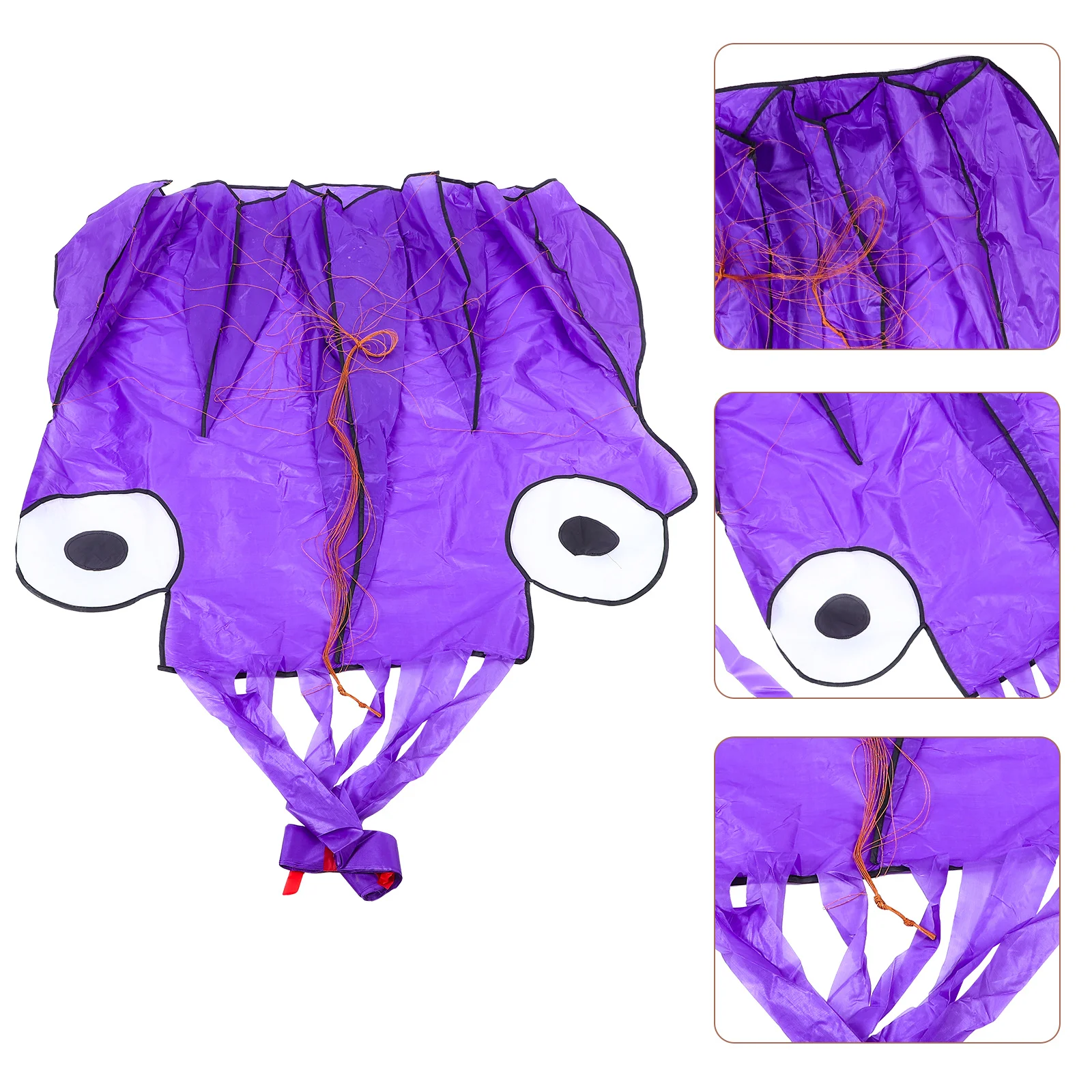 Colorful Octopus Kite Long Tail Outdoor Beach Park Cloth Material Flying Kite Cartoon Kites, Kites Toy
