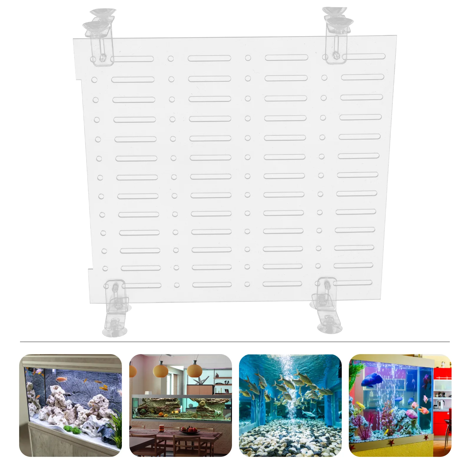 Fish Tank Isolation Board Plate Aquarium Divider Tool Dividing Line Acrylic Tanks