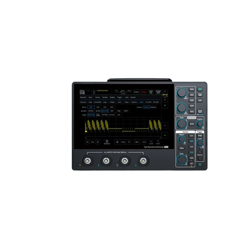 12Bit portable small handheld digital oscilloscope MHO14-200M bandwidth 4 channels